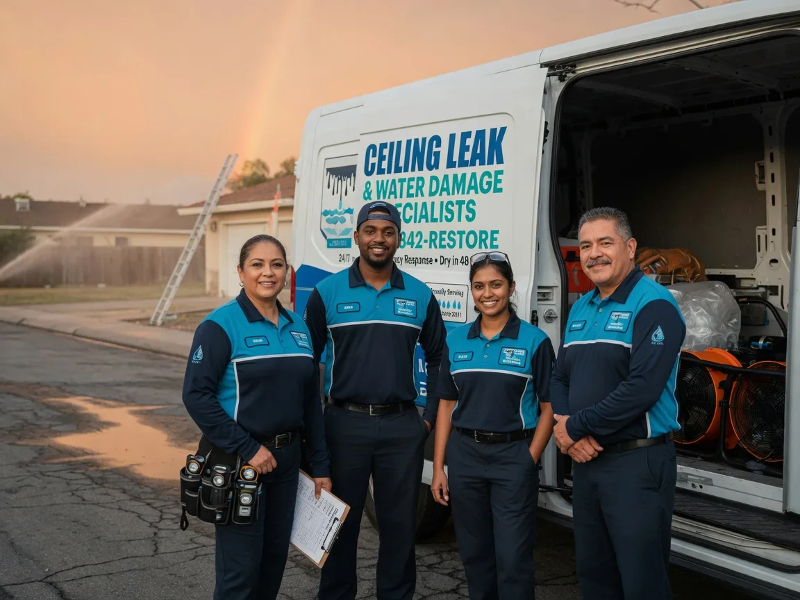 Ceiling Leak Cleanup company in Malaga, WA