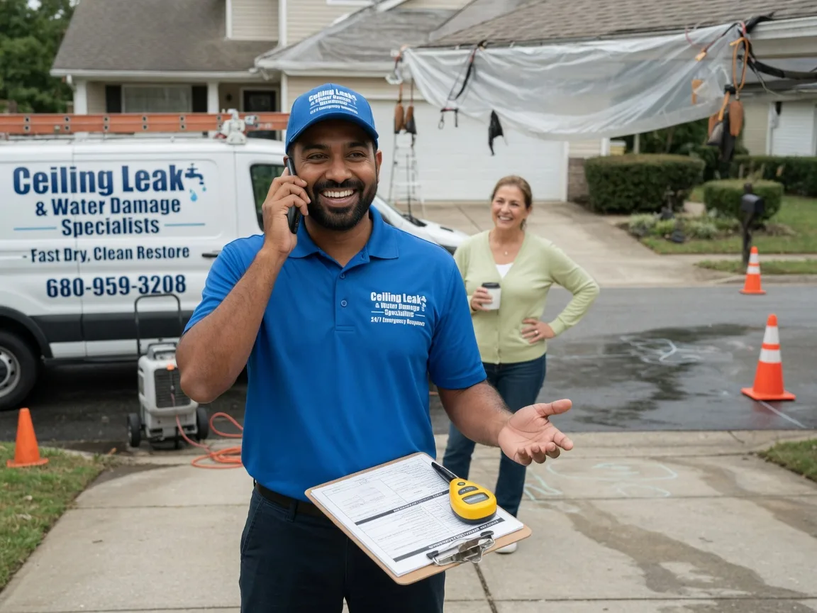 Ceiling Leak Cleanup Malaga, WA FAQs